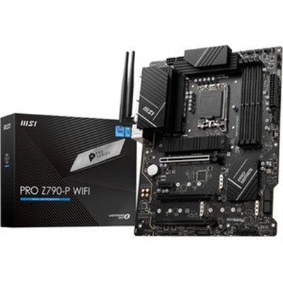 MSI Z790-P WIFI Desktop Motherboard - Intel Z790 Chipset - Socket LGA-1700 - ATX MSI Z790-P WIFI Desktop Motherboard - Intel Z790 Chipset - Socket LGA-1700 - ATX